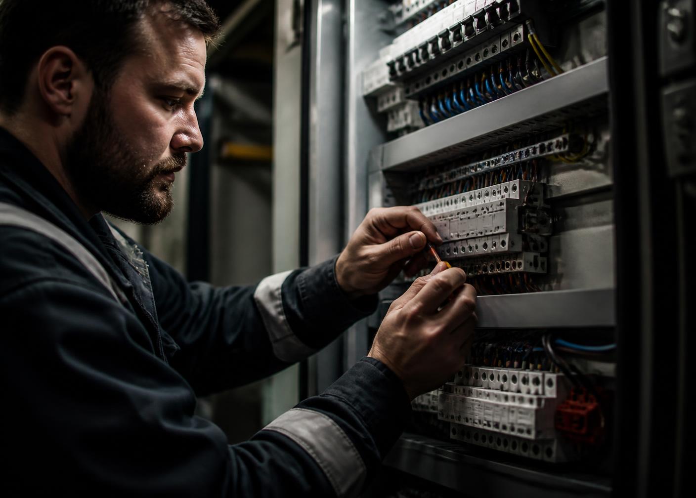 Operational work taking place in a technical-service environment